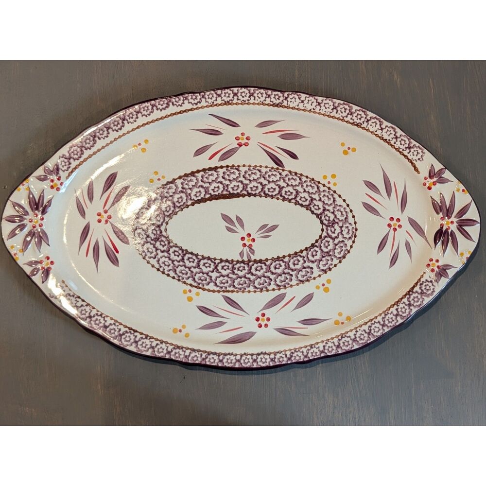 Temp-tations Old World Large Oval Serving Platter (19")